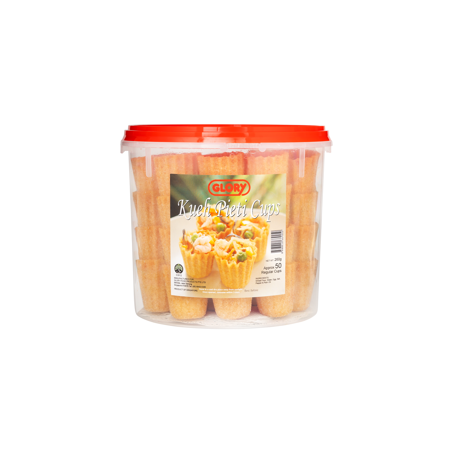 Kueh Pieti Cups (50s ; 260g)