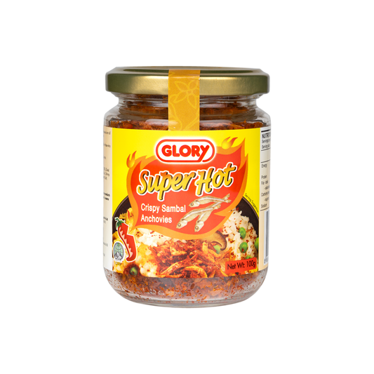 Superhot Crispy Sambal Anchovies (100g)